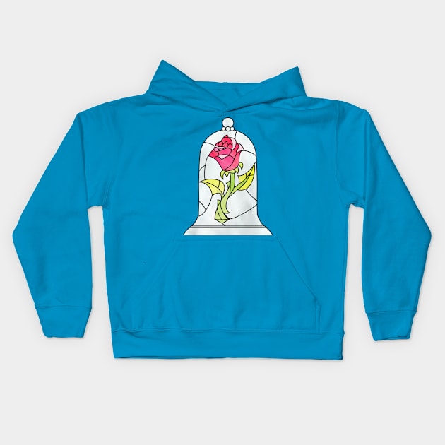 Beauty And The Beast Kids Hoodie by nkoroll